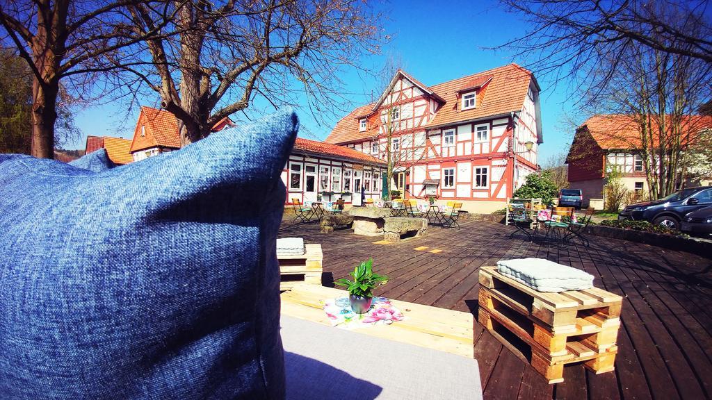 Landhotel Gemeindeschaenke Wanfried Buitenkant foto